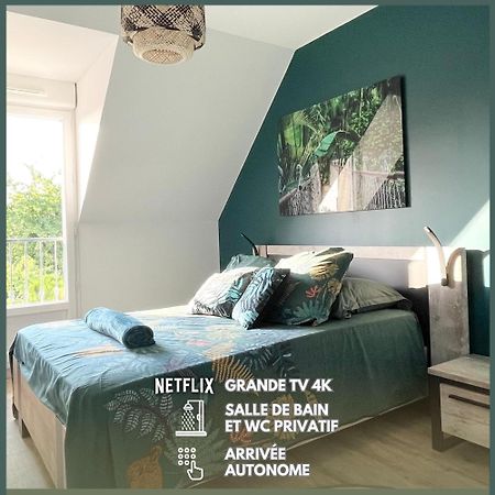 Chambre Evasion - Sdb Wc Privatif - Entree Autonome - Grande Tv Netflix Compiègne Extérieur photo